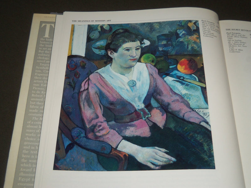 1981 THE MEANINGS OF MODERN ART BOOK BY JOHN RUSSELL - NICE PRINTS - KD 3972