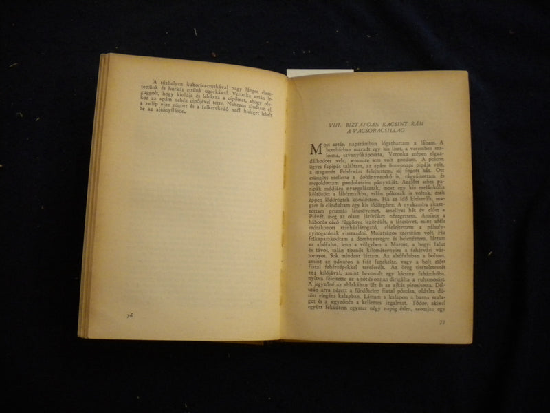 1936 NAPOS OLDAL HARDCOVER BOOK BY KARACSONY BENO - HUNGARIAN - KD 8087