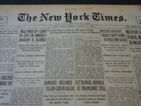 1930 AUGUST 8 NEW YORK TIMES - 5 DEAD 40 MISSING IN NOGALES FLOOD - NT 5623