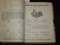 1900'S MARLOW PUMPS LARGE STEAM TURBINE GENERATOR CATALOG NO. 72- KD 6524B