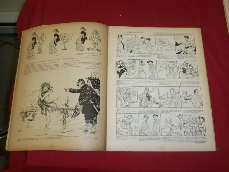 1906 MAR 17 LE RIRE MAGAZINE-NOUVELLE SERIE#163-ENCORE UN CARREAU D'CASSE-FR1556