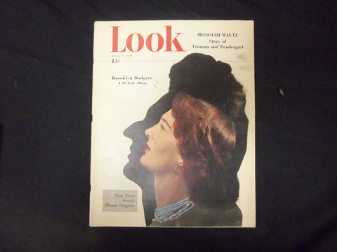 1948 APRIL 13 LOOK MAGAZINE - BROOKLYN DODGERS 50-YEAR ALBUM - ST 2779