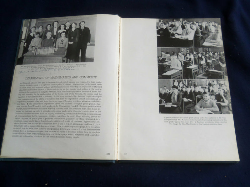 1937 THEODORE ROOSEVELT JUNIOR HIGH SCHOOL YEARBOOK - ROCKFORD, IL - YB 2740