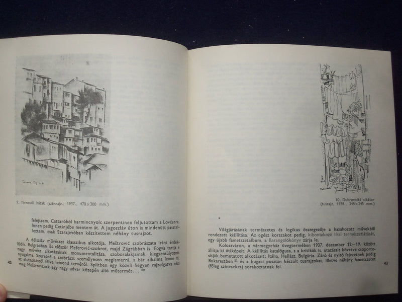 1980 GY. SZABO BELA HARDCOVER BOOK BY MURADIN JENO - HUNGARIAN TEXT - KD 8796