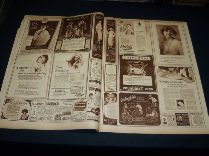 1923 APRIL 15 NEW YORK TIMES PICTURE SECTION - BERNHARDT FUNERAL - NT 8884