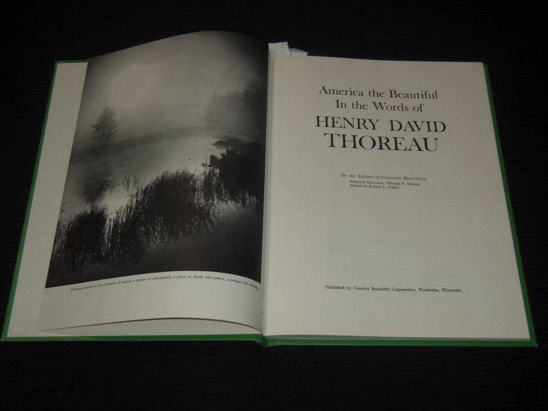 1965-1966 AMERICA THE BEAUTIFUL BOOK LOT OF 2 - THOREAU - LONGELLOW - KD 4144M