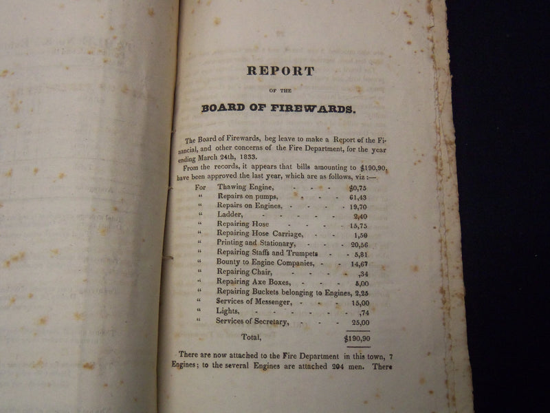 1833 MARCH 25 PORTSMOUTH ALMS HOUSE SCHOOL COMMITTEE REPORT - K 2036