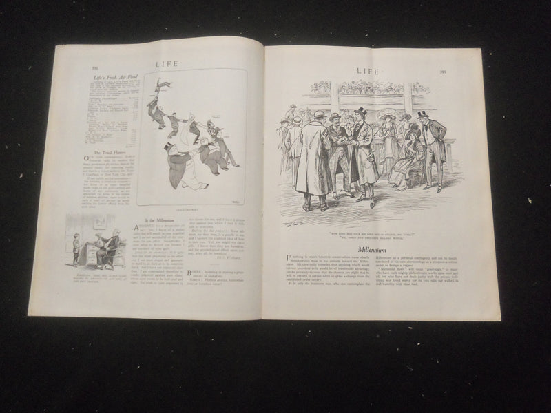 1916 SEPTEMBER 7 LIFE MAGAZINE - MILLENNIUM NUMBER-OLD-FASHIONED SAMPLER- L 763W