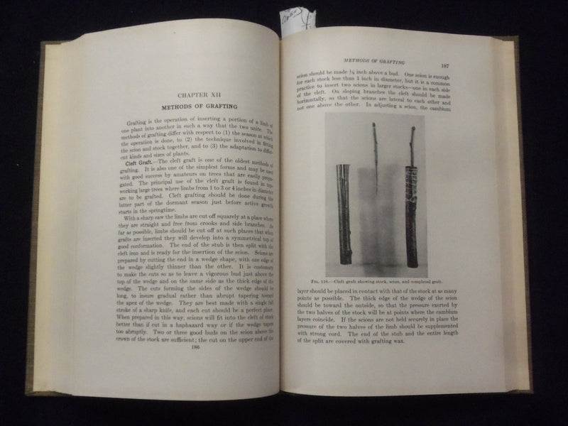 1939 PROPAGATION OF HORTICULTURAL PLANTS HARDCOVER BOOK-ADRIANCE/BRISON- KD 8670