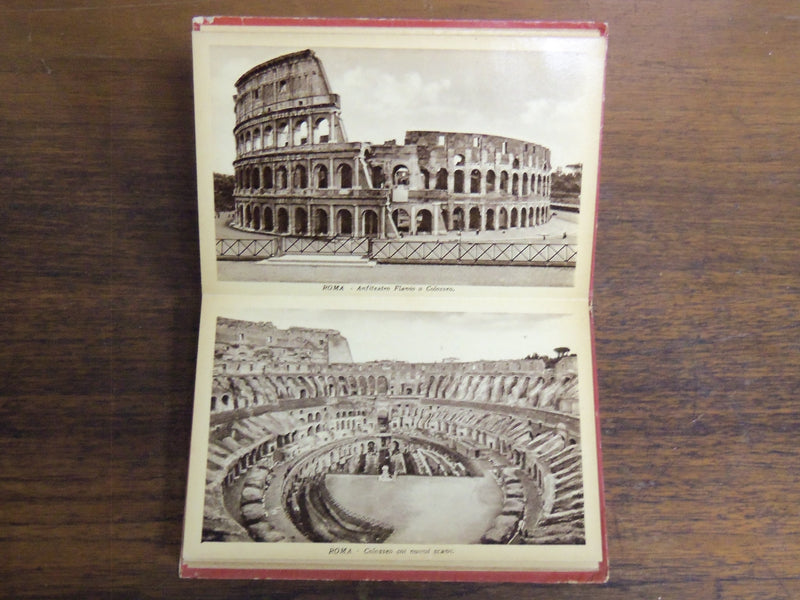 1920'S RICORDO DI ROMA VIEW BOOKS LOT OF 2 - PART 1 & PART 2 - K 1156