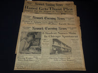 1966 JULY NEWARK EVENING NEWS NEWSPAPER LOT OF 3 - NURSES SLAIN - SPEC - NP 1812