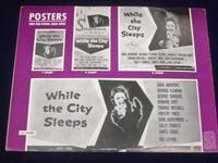 1956 WHILE THE CITY SLEEPS MOVIE CAMPAIGN BOOK DANA ANDREWS & FLEMING - P 24