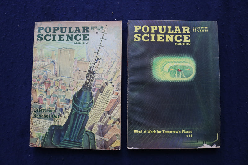 1946 POPULAR SCIENCE MAGAZINE - LOT OF 10 - O 3497