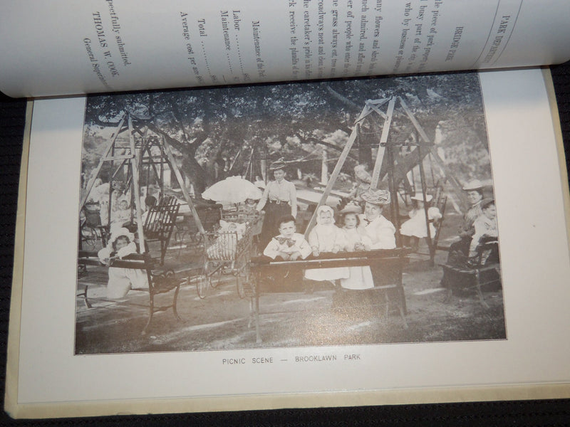 1916 DEPARTMENT OF PARKS 22ND REPORT - NEW BEDFORD MASSACHUSETTS - J 7947