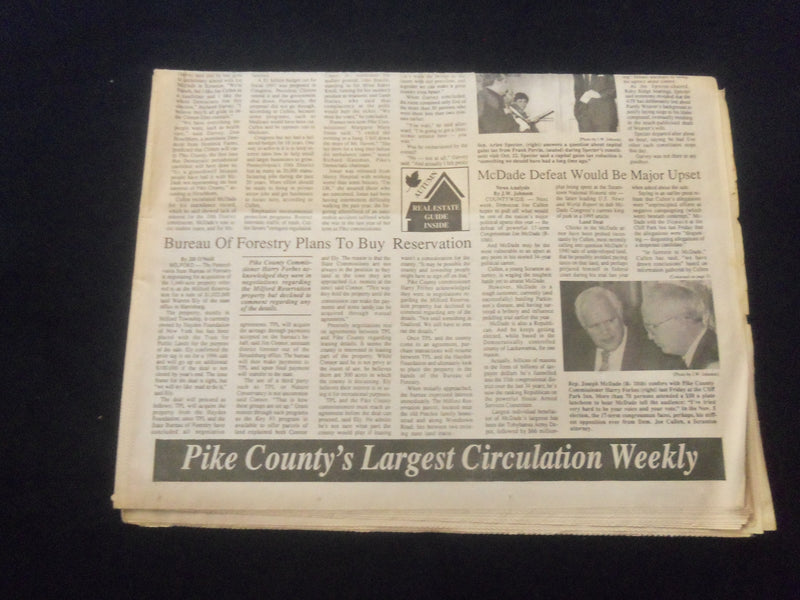 1996 OCT 31 PIKE COUNTY DISPATCH NEWSPAPER -CONSTITUENT DAY-MILFORD, PA- NP 6101