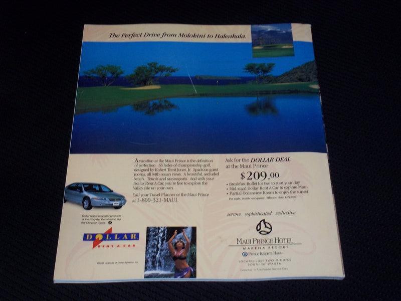 1996 OCTOBER HAWAII MAGAZINE - MOVIE MAGIC FRONT COVER - E 1631