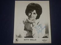 KITTY WELLS AUTOGRAPHED PHOTOGRAPH - J 6028