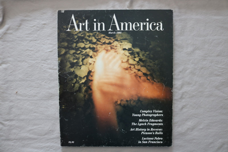 1993 MARCH ART IN AMERICA MAGAZINE - BARBARA ESS UNTITLED COVER - E 26766