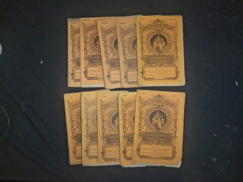 1872 OUR YOUNG FOLKS MAGAZINE - LOT OF 10 ISSUES - WR 1206