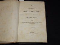 1835 THE AMERICAN REVOLUTION ANNUAL REGISTER FOR 1827-8-9 - SECOND EDN - KD 9523