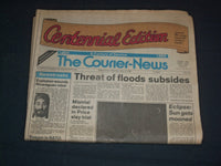 1984 MAY 21 THE CORIER-NEWS NEWSPAPER - CENTENNIAL EDITION - NP 3497