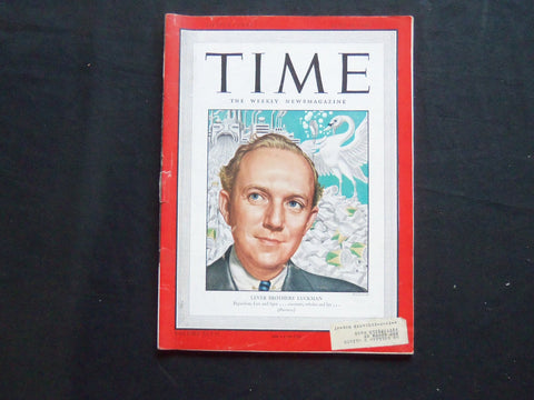 1946 JUNE 10 TIME MAGAZINE - LEVER BROTHERS' CHARLES LUCKMAN - T 1024