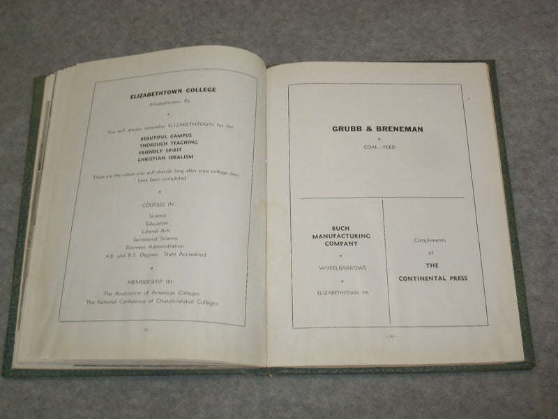 1947 ETONIAN ELIZABETHTOWN COLLEGE YEARBOOK- ELIZABETHTOWN, PENNSYLVANIA-YB 2025