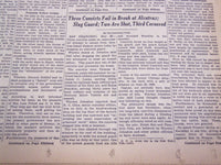 1938 MAY 24 NEW YORK TIMES - THREE CONVICTS FAIL IN BREAK AT ALCATRAZ - NT 684