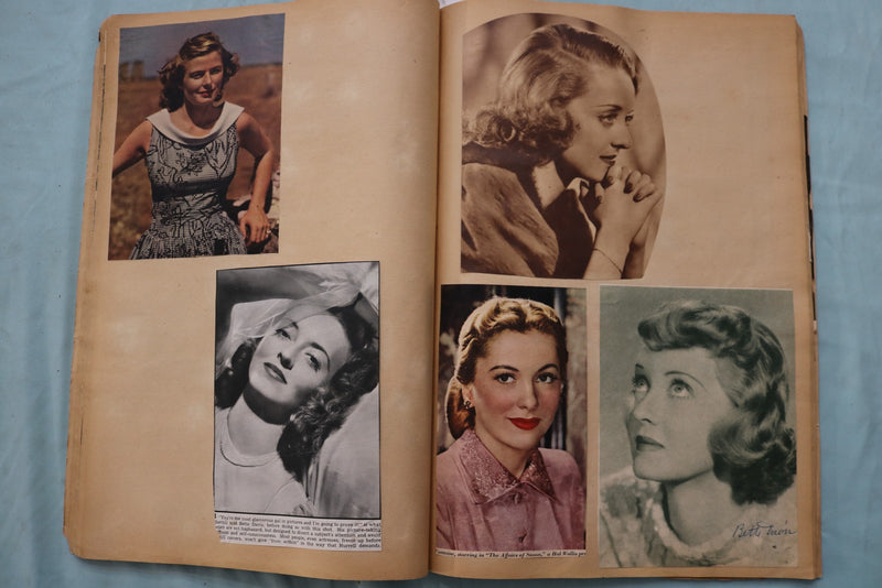 1930'S-1940'S MOVIE STAR SCRAPBOOK - LOADED - E 26493