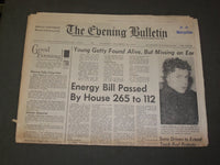 1973 DECEMBER 15 THE EVENING BULLETIN NEWSPAPER - PAUL GETTY FOUND ALIVE-NP 3292