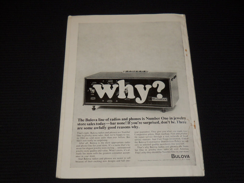 1965 FEBRUARY MODERN JEWELER MAGAZINE - DICK BUTKUS - WESTERN EDITION - J 9899