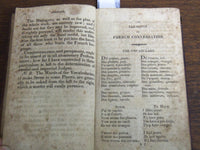 1819 ELEMENTS OF FRENCH AND ENGLISH CONSERVATIONS BOOK BY JOHN PERRIN - K 1293