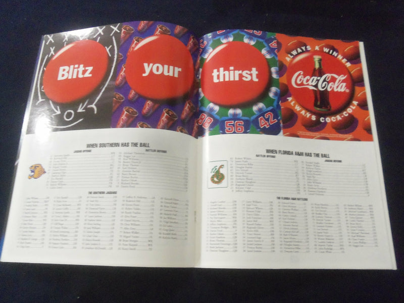 1995 DEC 29 HERITAGE BOWL PROGRAM - FLORIDA A&M UNIV VS SOUTHERN UNIV - ST 602O