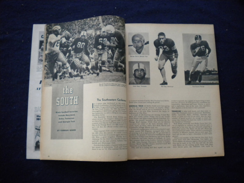 1952 FOOTBALL YEARBOOK MAGAZINE - BOB MATHIAS, STANFORD - B 439O