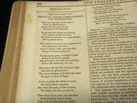 1835-1836 THE NEW ENGLAND FARMER & GARDENER'S JOURNAL BOUND VOLUME - KD 944K