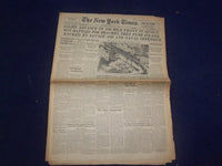 1943 JULY 11 NEW YORK TIMES -ALLIES ADVANCE ON 100-MILE FRONT IN SICILY- NP 6543