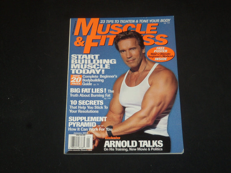 2000 JANUARY MUSCLE & FITNESS MAGAZINE - ARNOLD SCHWARZENEGGER - SP 6108