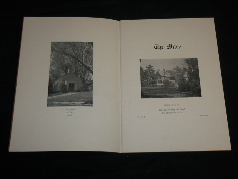 1947 THE MITRE ST. PETER'S SCHOOL YEARBOOK - PEEKSKILL NEW YORK - J 6654