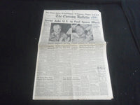 1962 FEBRUARY 21 THE EVENING BULLETIN NEWSPAPER - JOHN GLENN FLIGHT - NP 5770