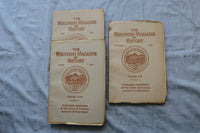 1930-1942 THE WISCONSIN MAGAZINE OF HISTORY - LOT OF 33 - O 3889