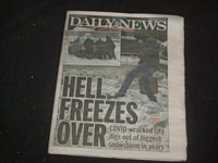 2020 DECEMBER 18 NEW YORK DAILY NEWS NEWSPAPER -BIGGEST NYC SNOWSTORM IN YEARS