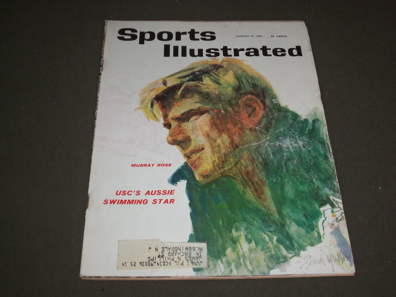 1961 AUGUST 14 SPORTS ILLUSTRATED MAGAZINE - MURRAY ROSE - SP 9018