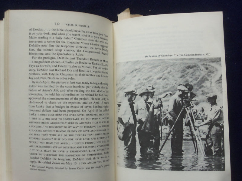 1973 CECIL B. DEMILLE HARDCOVER BOOK BY CHARLES HIGHAM - KD 8630