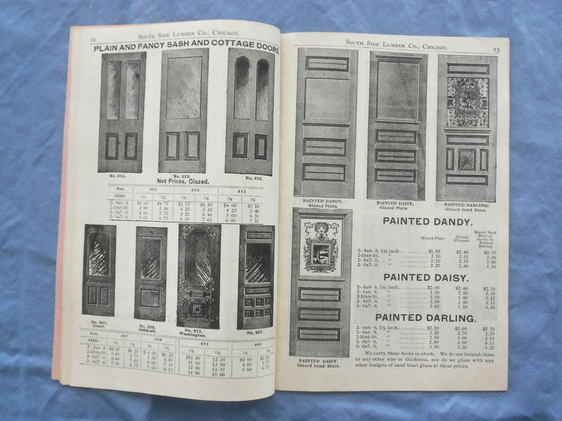 1900 SOUTH SIDE LUMBER CO. SOFTCOVER CATALOG - CHICAGO, ILLINOIS - K 302