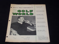 1966 JANUARY 14 GOLF WORLD MAGAZINE - ROSS COLLINS FRONT COVER - E 7260