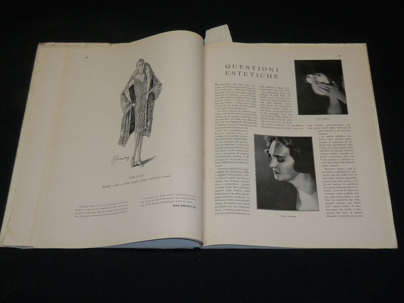 1927 FEBRUARY FANTASIE D'ITALIA MAGAZINE - NICE FASHION ILLUSTRATIONS - ST 531B