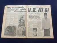1966 JAN 23 THE NATIONAL TATTLER NEWSPAPER - V.D. AT 6! -YOU MUST READ - NP 6876