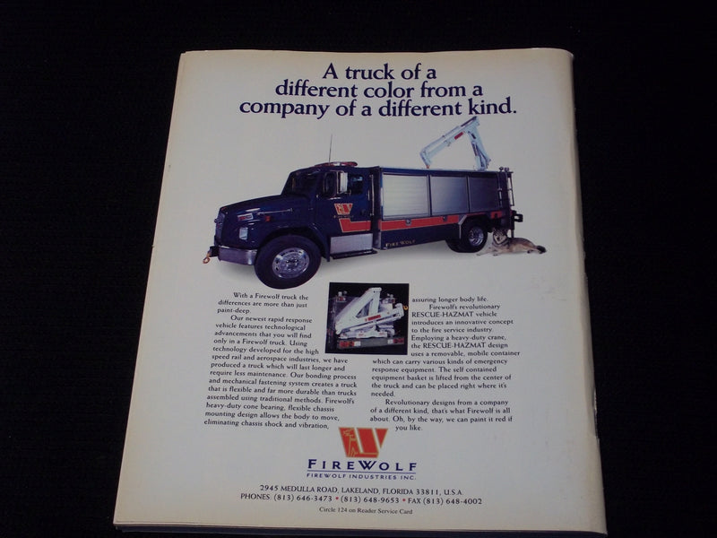 1993 JULY FIREHOUSE MAGAZINE - AMERICA'S BRAVEST FRONT COVER - E 1693