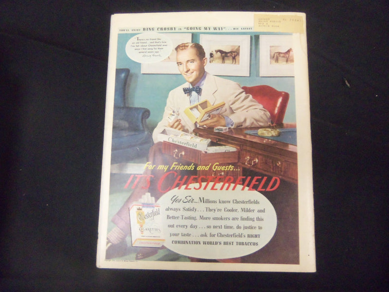 1944 OCTOBER 3 LOOK MAGAZINE - FRANKLIN ROOSEVELT - GREAT PHOTOS & ADS - ST 1996