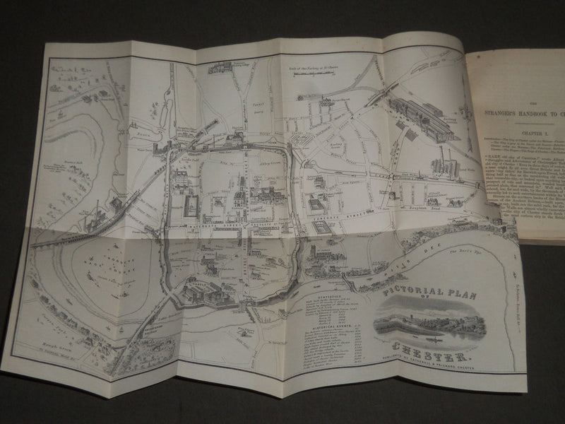 1874 PHILLIPSON & GOLDERS GUIDE TO CHESTER AND ITS VICINITY LOT OF 2 - J 2496